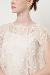 Meera Dress in Ivory