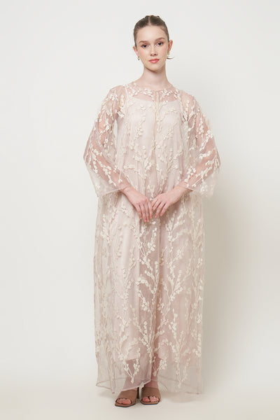 Shaila Dress in Nude Cream