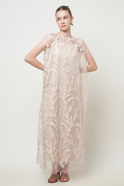 Meera Dress in Nude