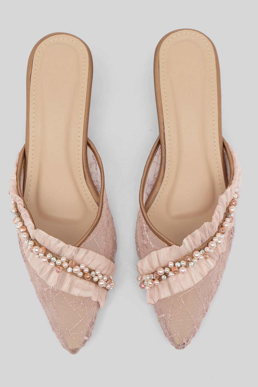 Samara Shoes in Nude Brown