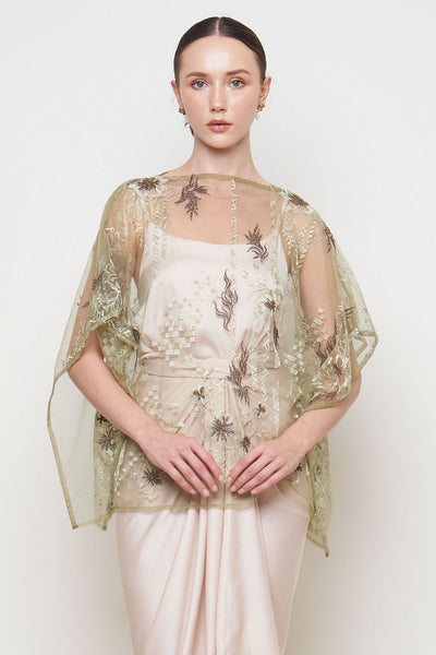 Noura Top in Olive