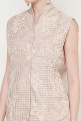 Lunnette Kimono Top in Nude