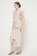 Lunnette Kimono Top in Nude