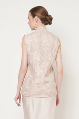 Lunnette Kimono Top in Nude