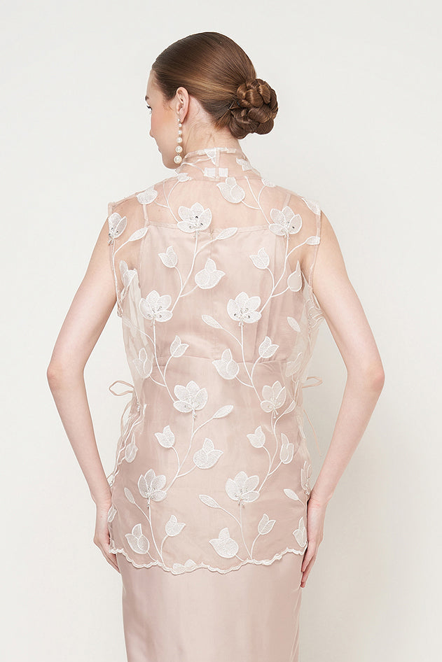 Ivory Blouse in Brown