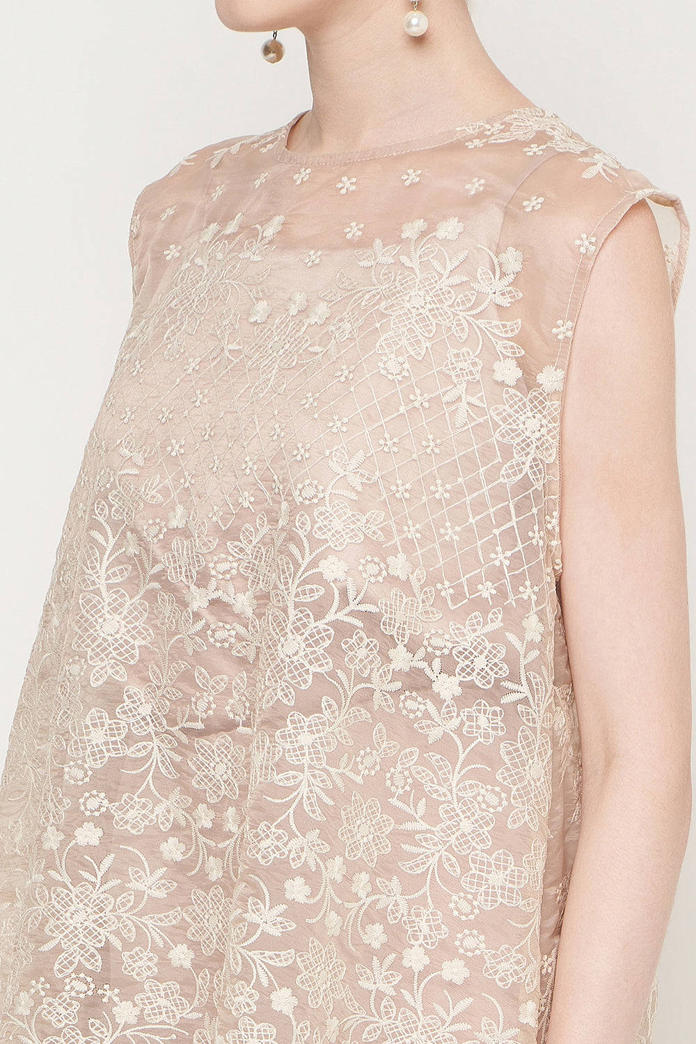 Ava Top in Beige