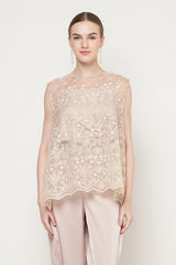 Ava Top in Beige