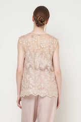 Ava Top in Beige