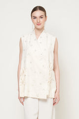 Margaux Top in Broken White