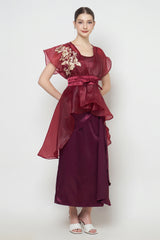 Kayle Outer Top in Deep Red