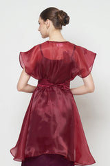 Kayle Outer Top in Deep Red