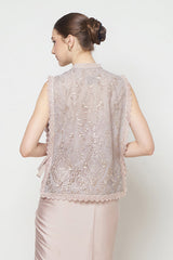 Aife Top in Marble Blue