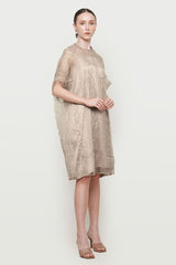 Nuha Dress in Latte