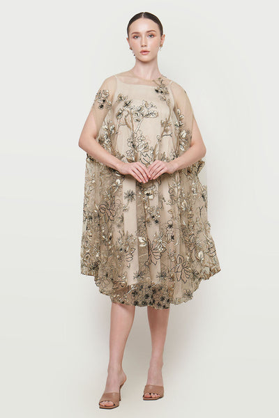 Allura Dress in Gold