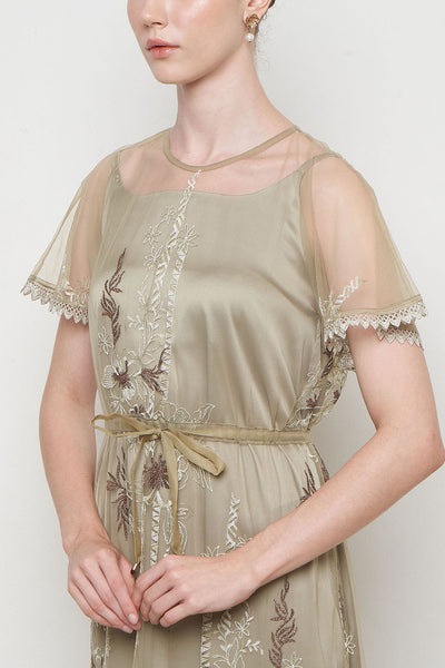 Almeera Dress in Olive