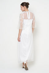 Aurelia Lace Dress in White
