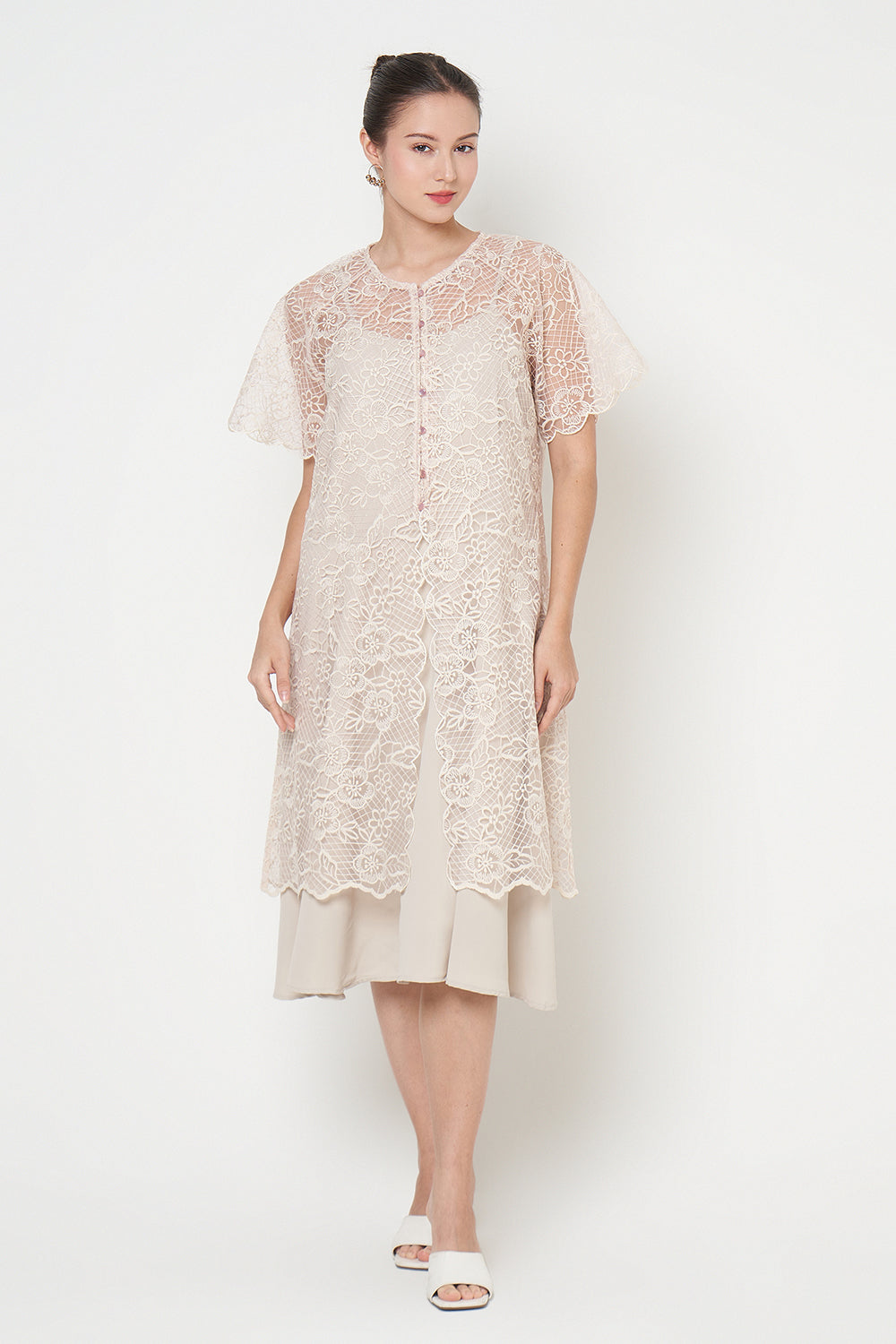 Camelia Outer Dress in Pinkish