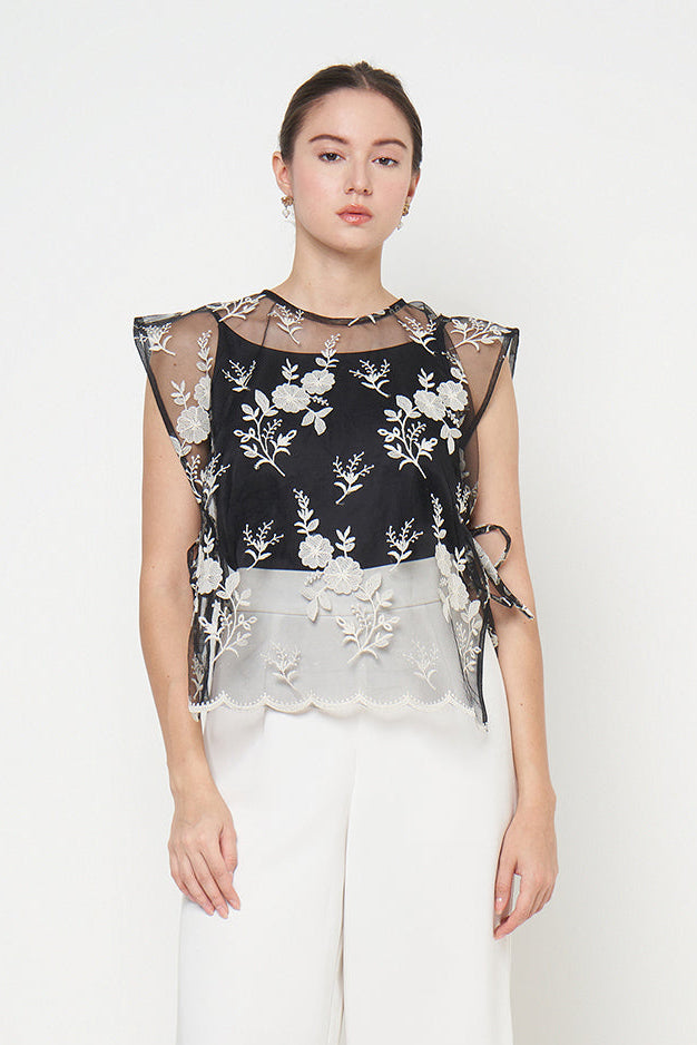 Rhea Top in Black