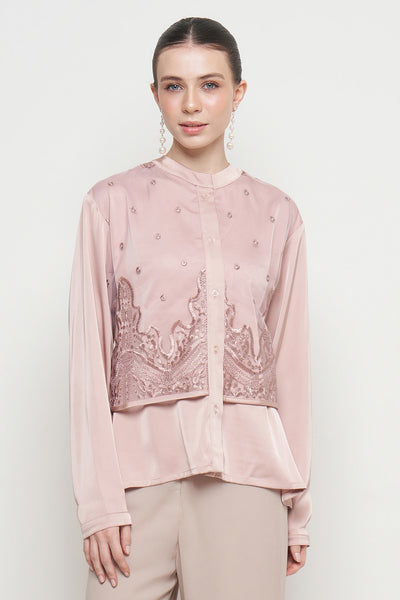 Leyana Shirt in Nude Rose