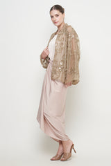 Azura Outer Top in Khaki