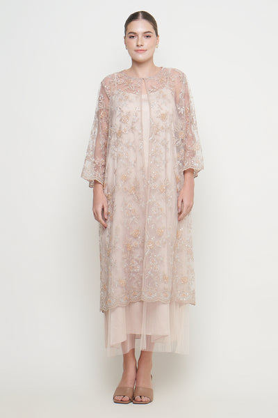 Ruella Dress in Nude