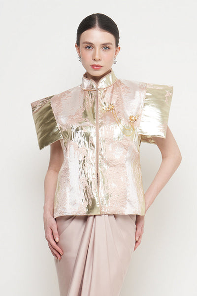 Brielle Top in Dusty Pink