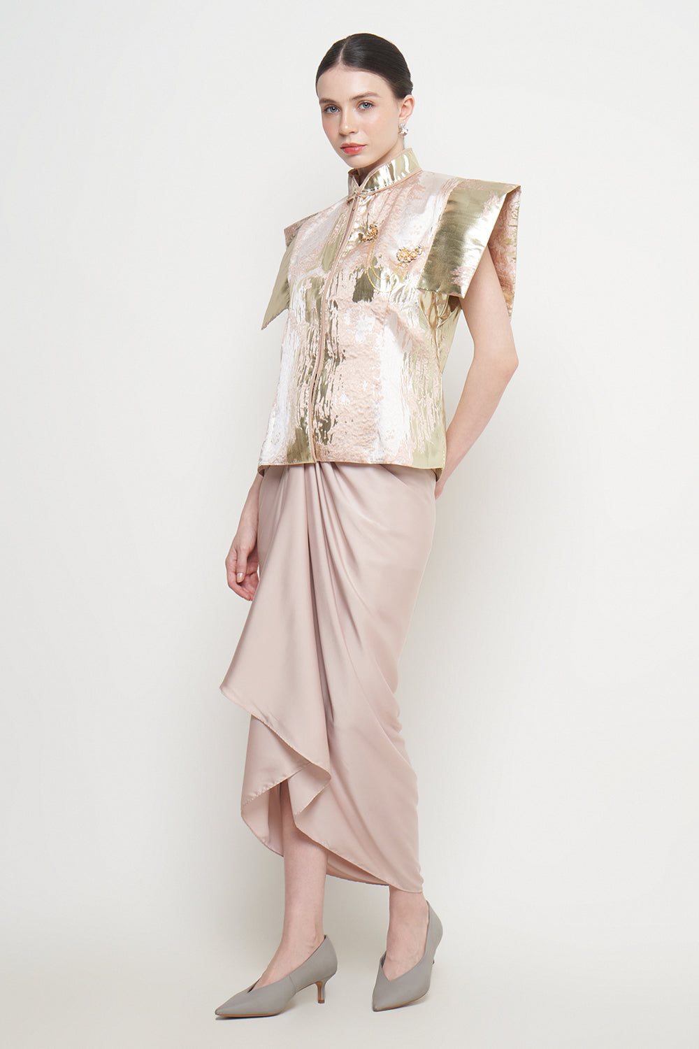 Brielle Top in Dusty Pink