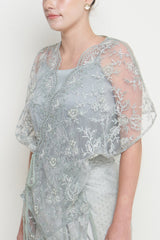 Finola Top in Greyish Green