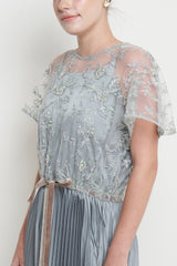 Vera Dress in Greyish Green