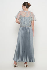 Vera Dress in Greyish Green