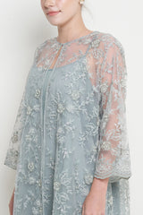 Ruella Dress in Greyish Green