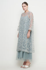 Ruella Dress in Greyish Green