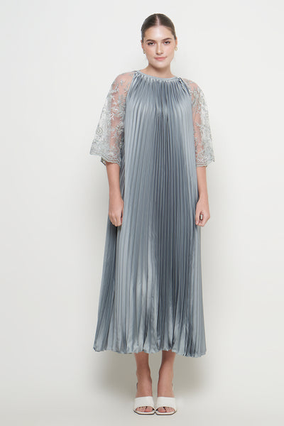 Lyanna Dress in Greyish Green