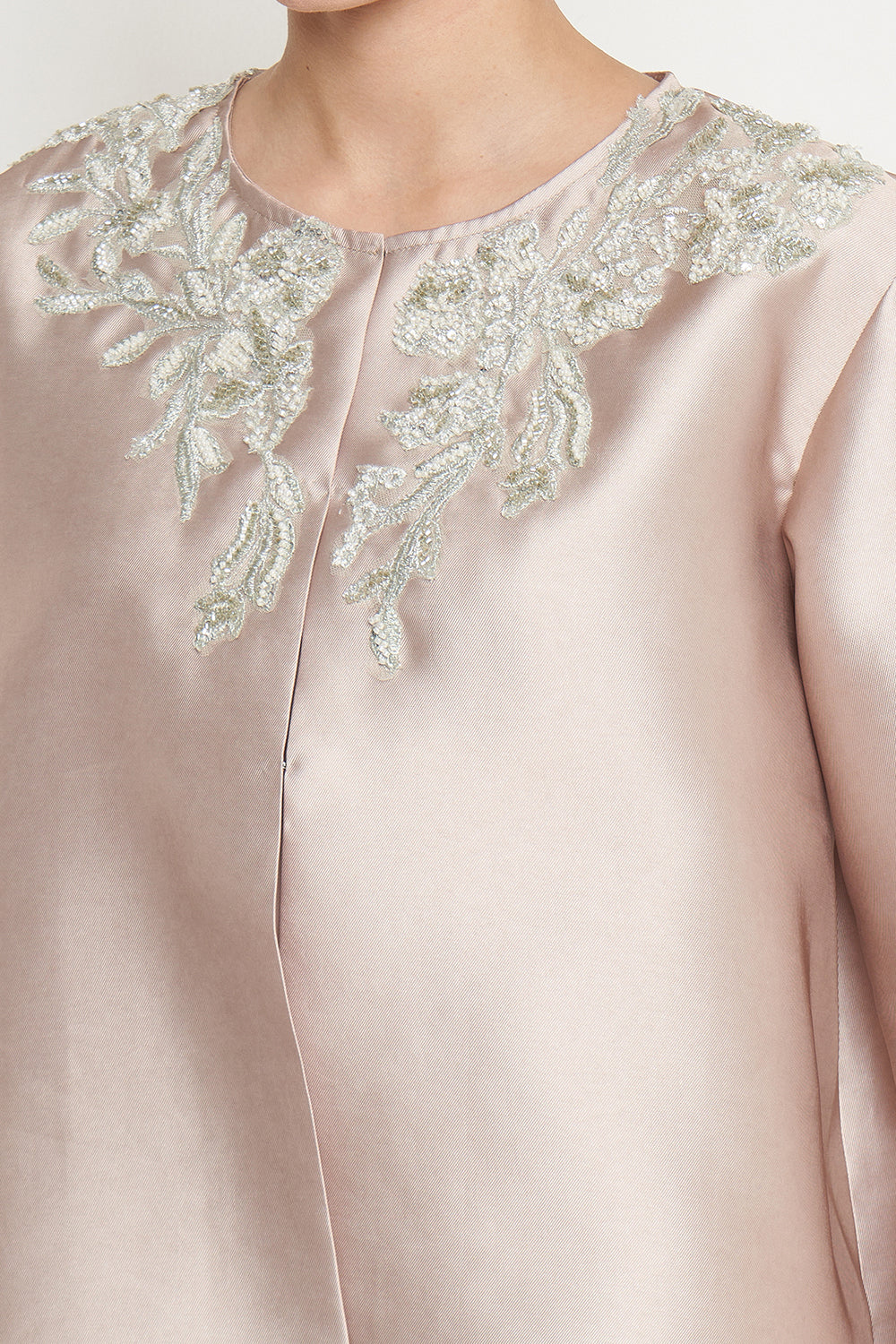 Jena Outer Top in Nude Green