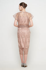 Isyana Dress in Dark Brown