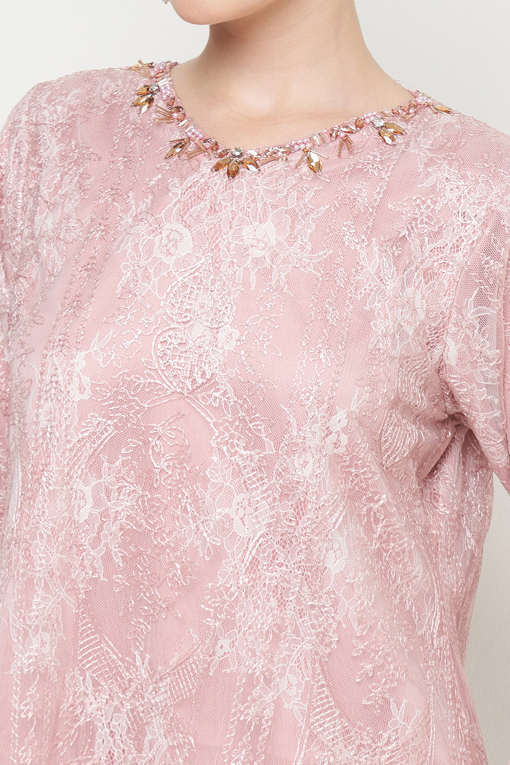 Danya Dress in Dusty Pink