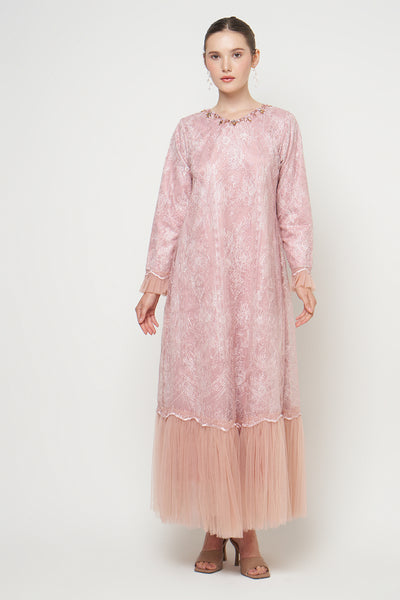 Danya Dress in Dusty Pink