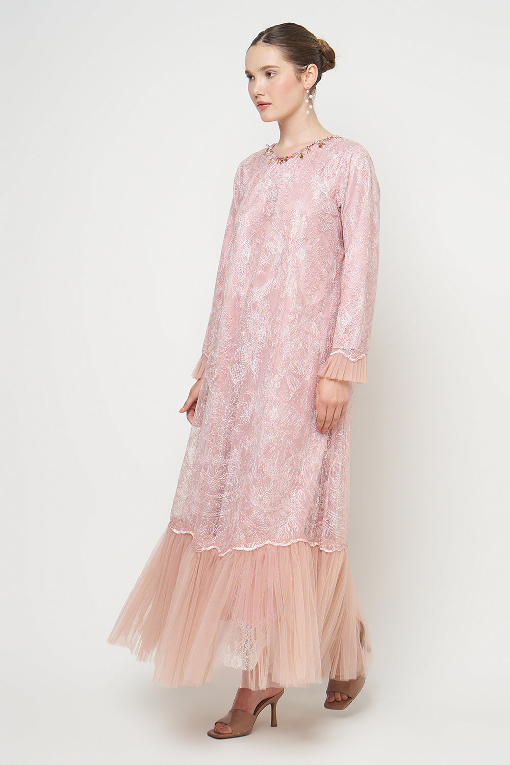 Danya Dress in Dusty Pink