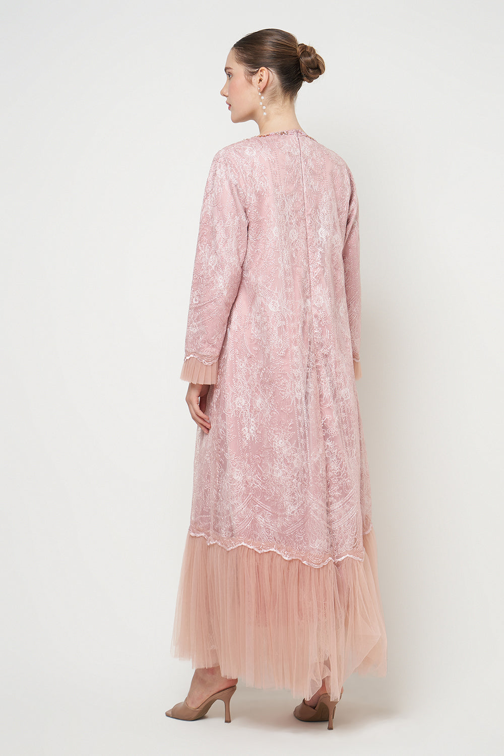 Danya Dress in Dusty Pink