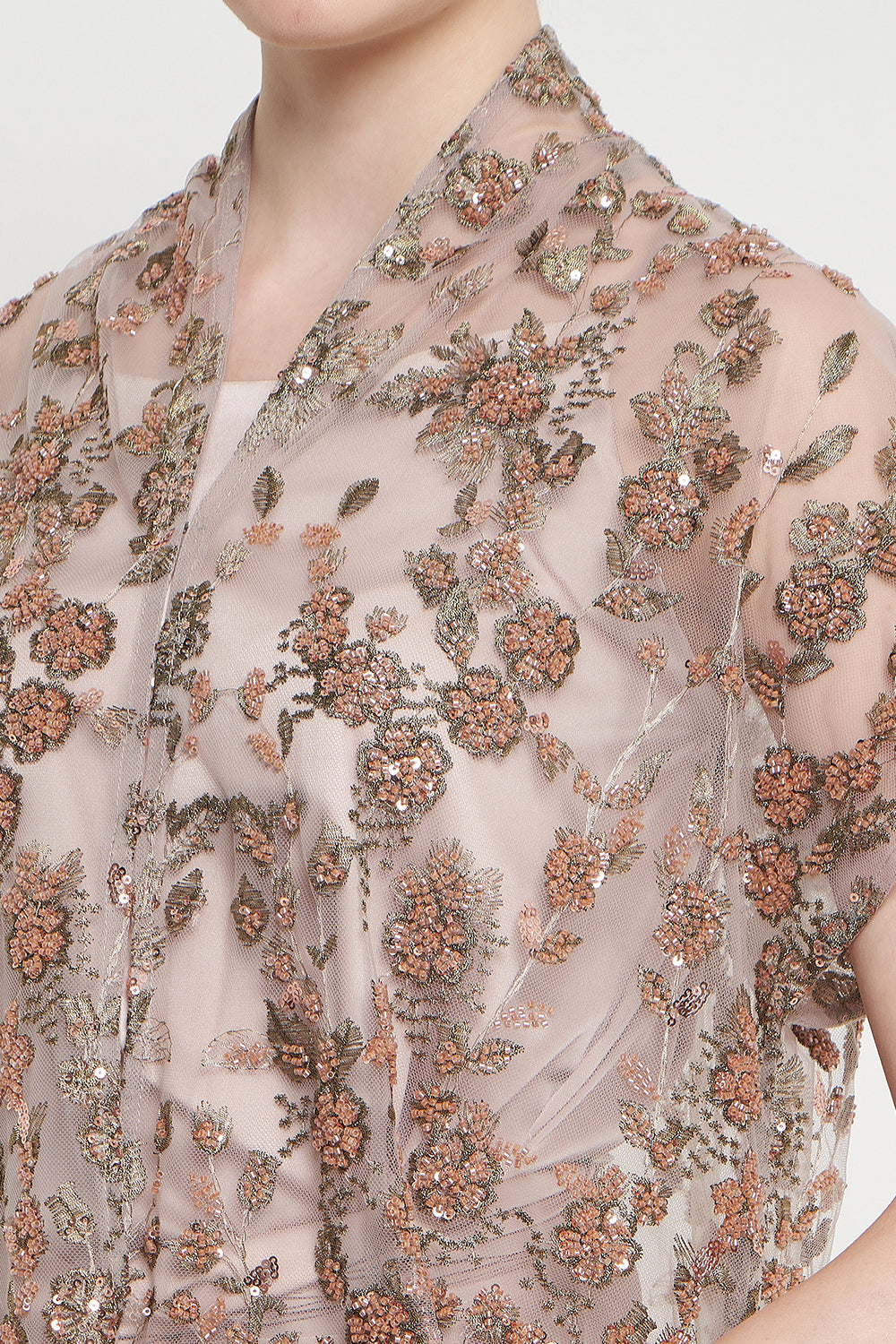 Risha Top in Taupe