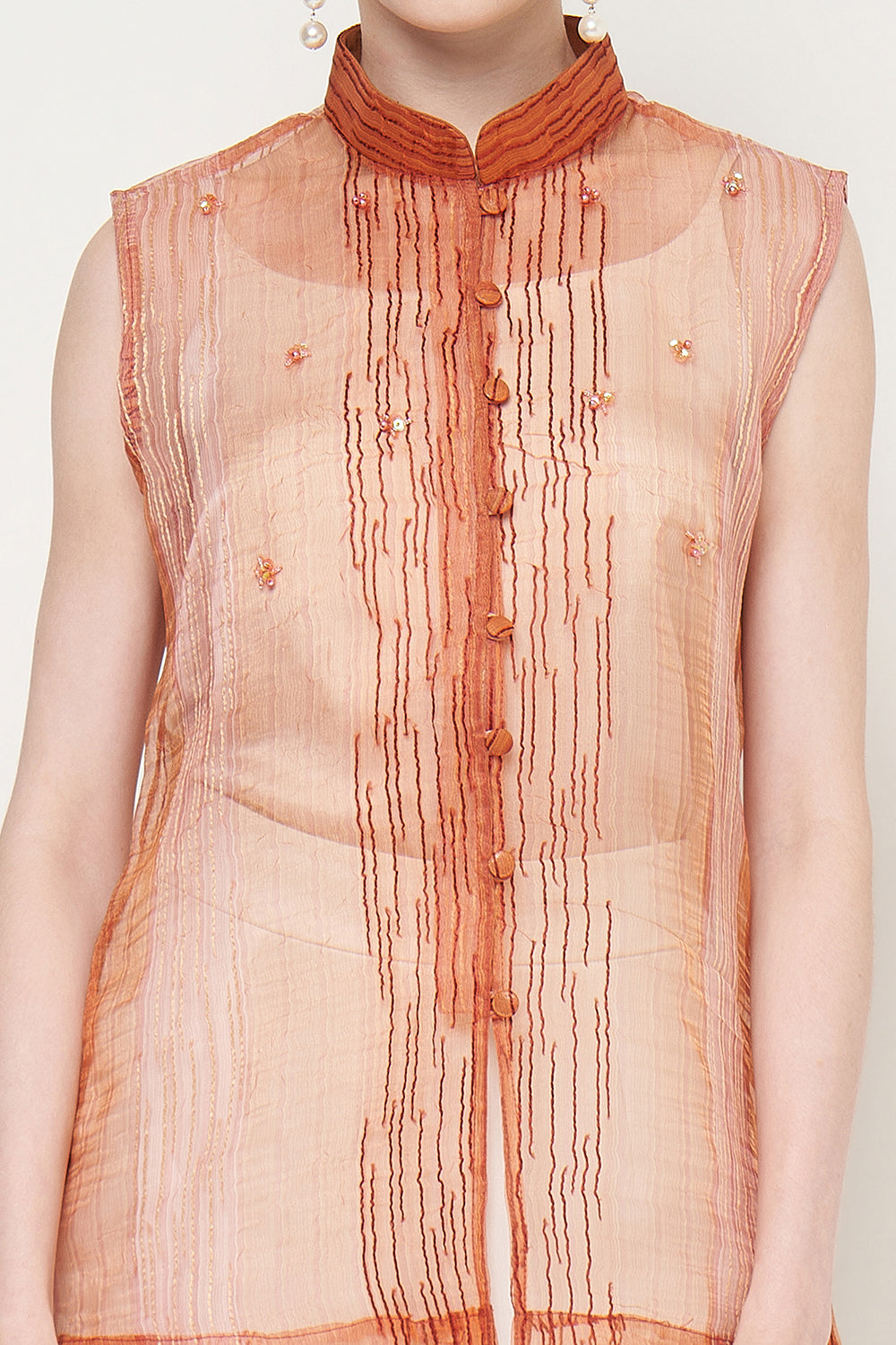 Amber Top in Terracotta
