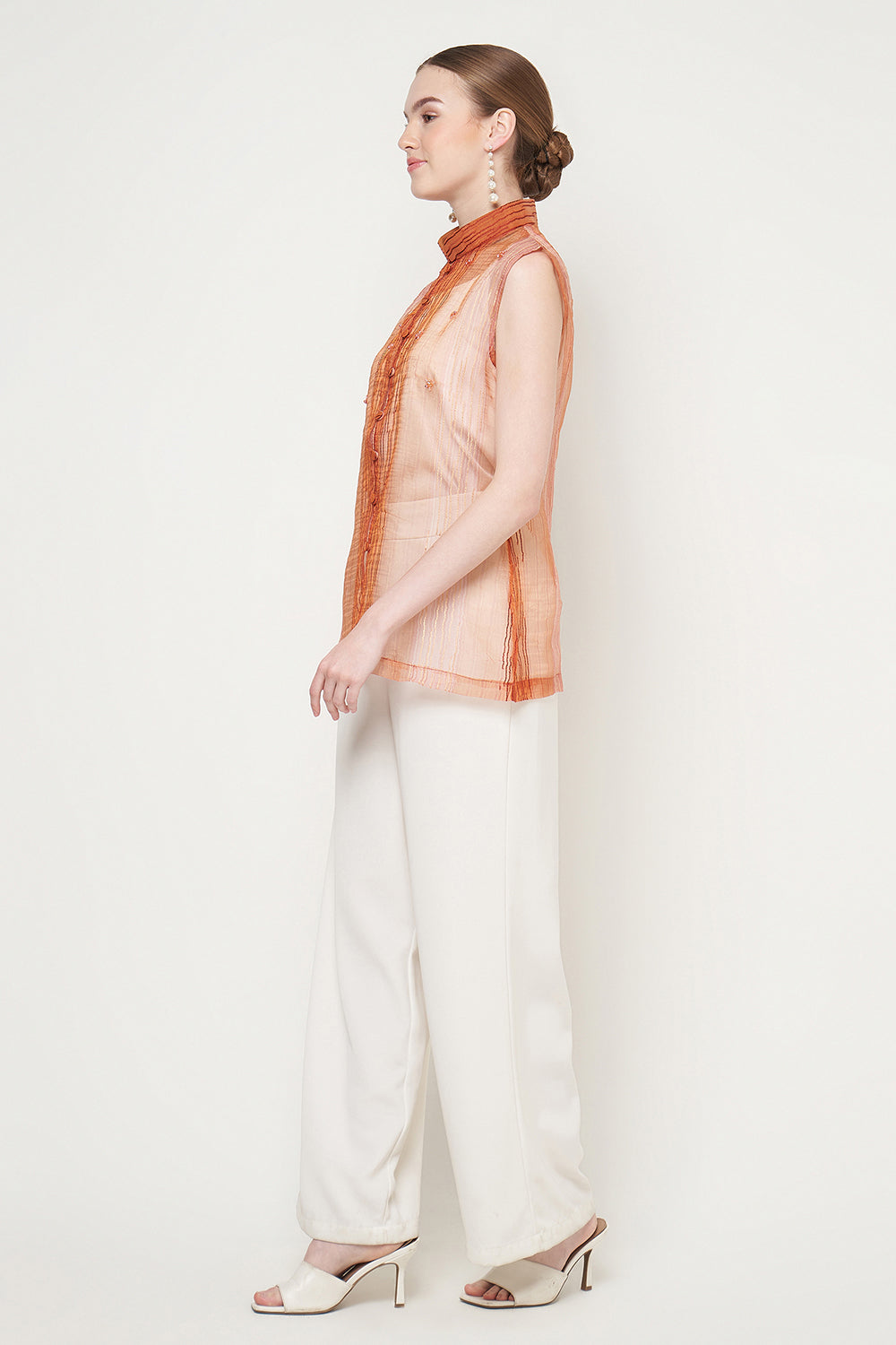 Amber Top in Terracotta