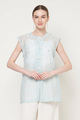 Odette Blouse Shanghai in Blue