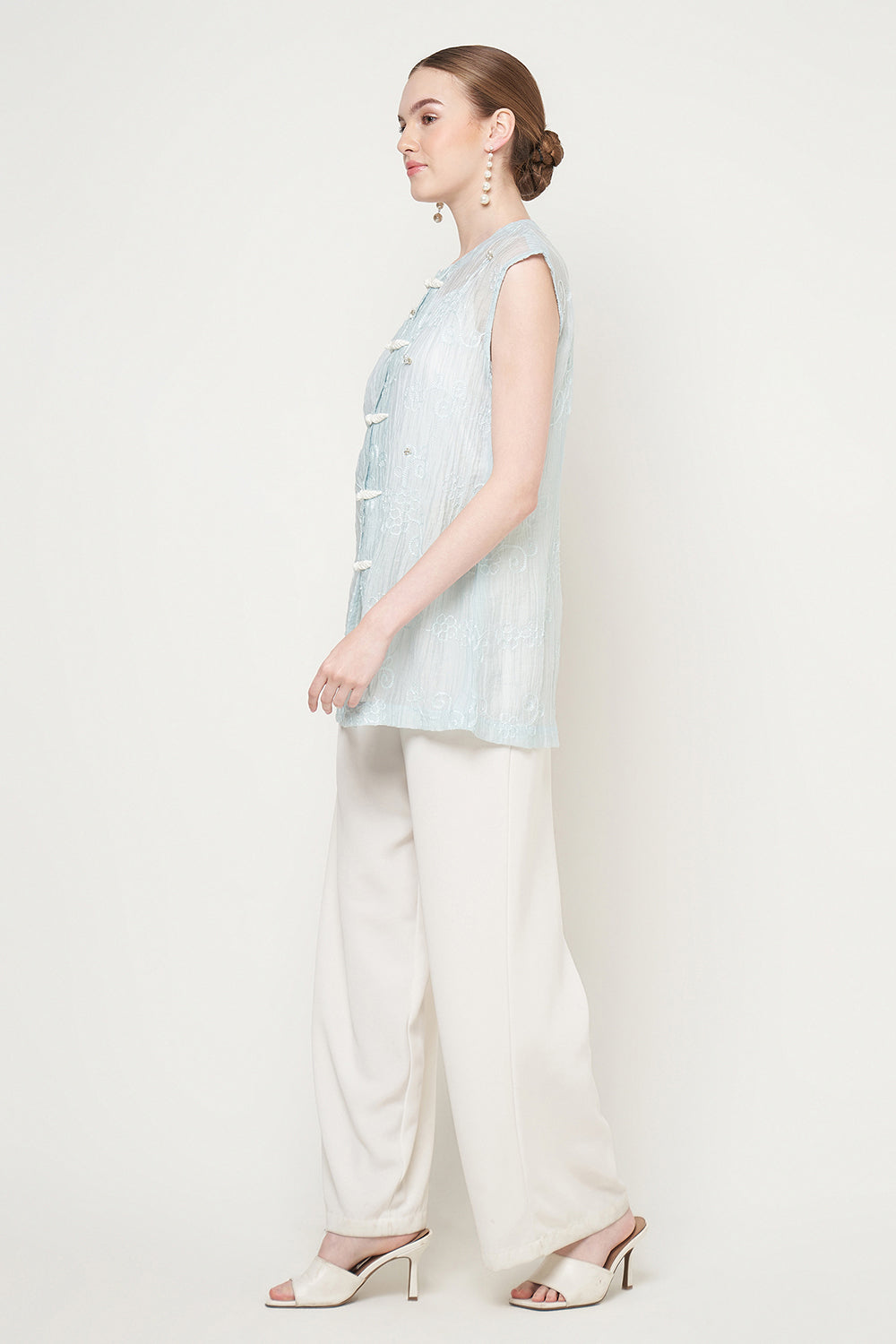 Odette Blouse Shanghai in Blue