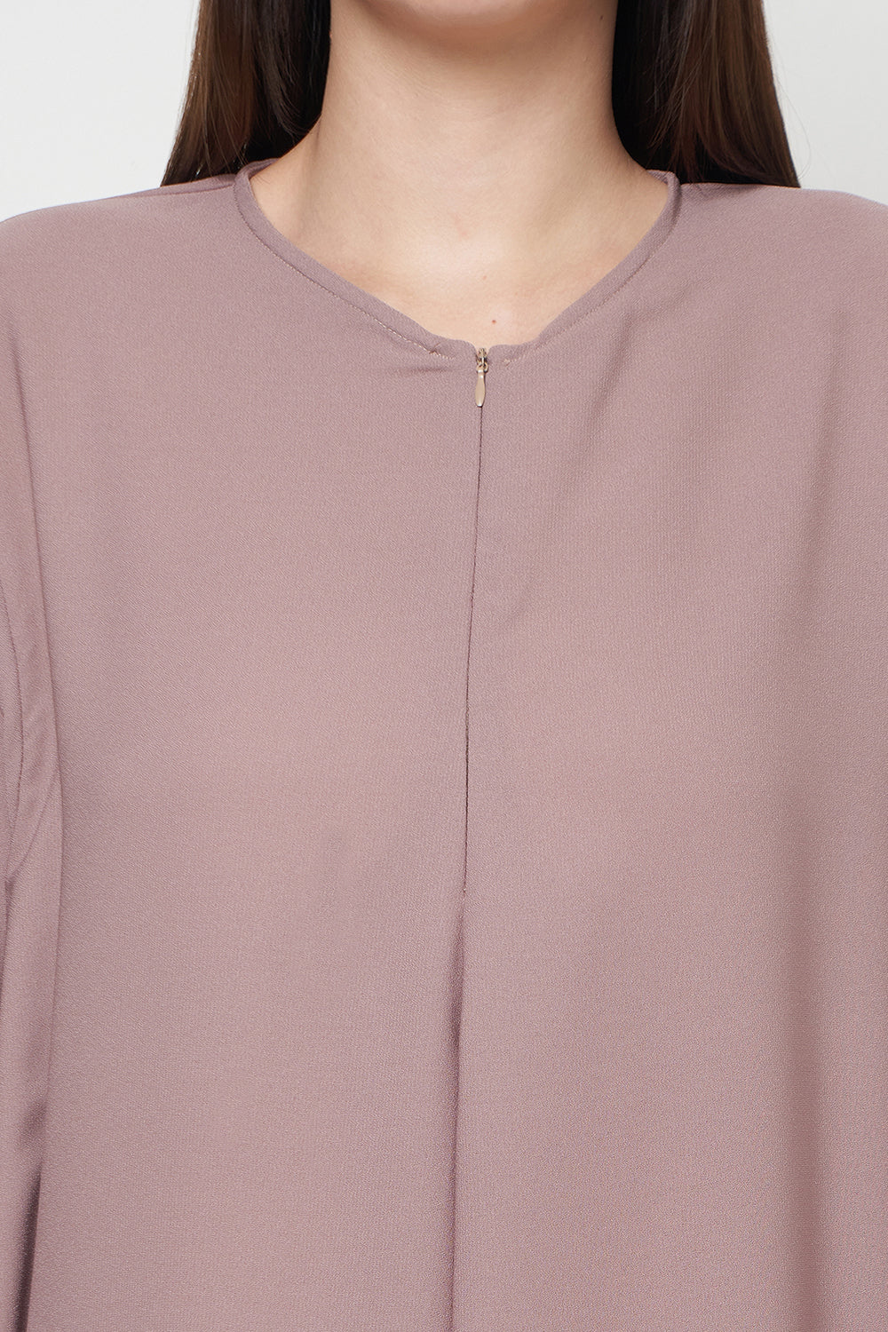 Raya Dress in Nude White