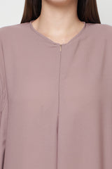 Raya Dress in Nude White