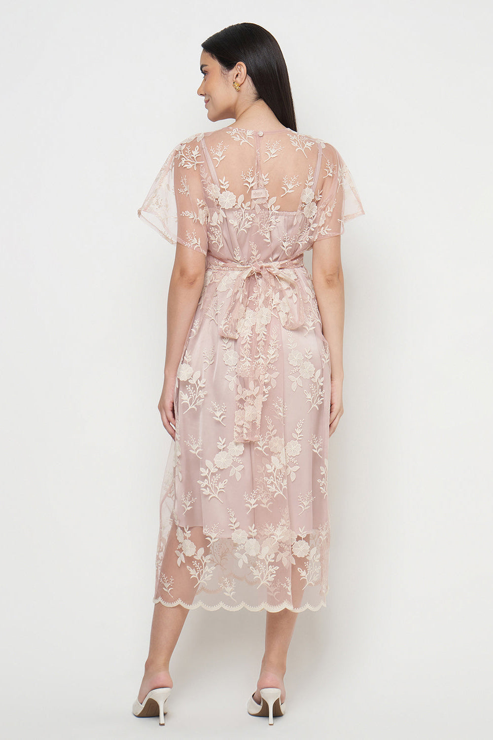 Gyna Dress in Blush Pink
