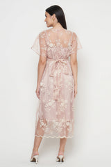 Gyna Dress in Blush Pink