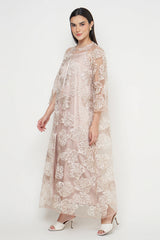 Shaila Dress in Flowery Nude