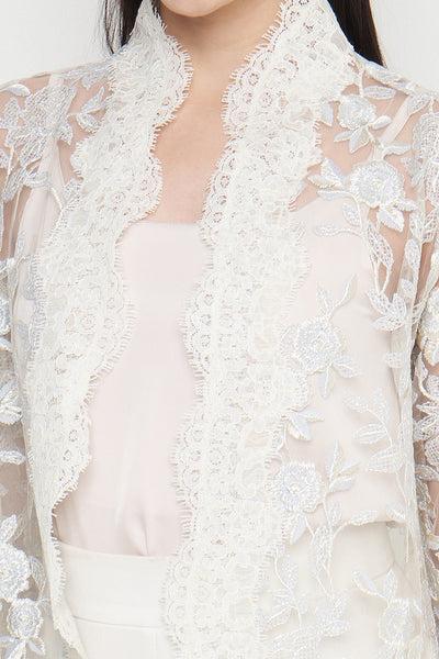 Lalika Outer Top in Ivory Blue